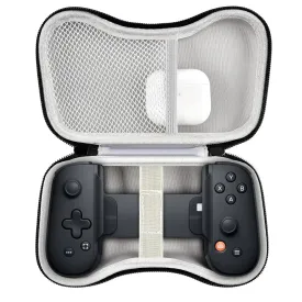 casmilee Case for BACKBONE One Mobile Gaming Controller 2nd Gen/1st Gen, Handheld Gaming Console Portable Travel Holder for Cables Power Bank Accessories - Box Only (Black)