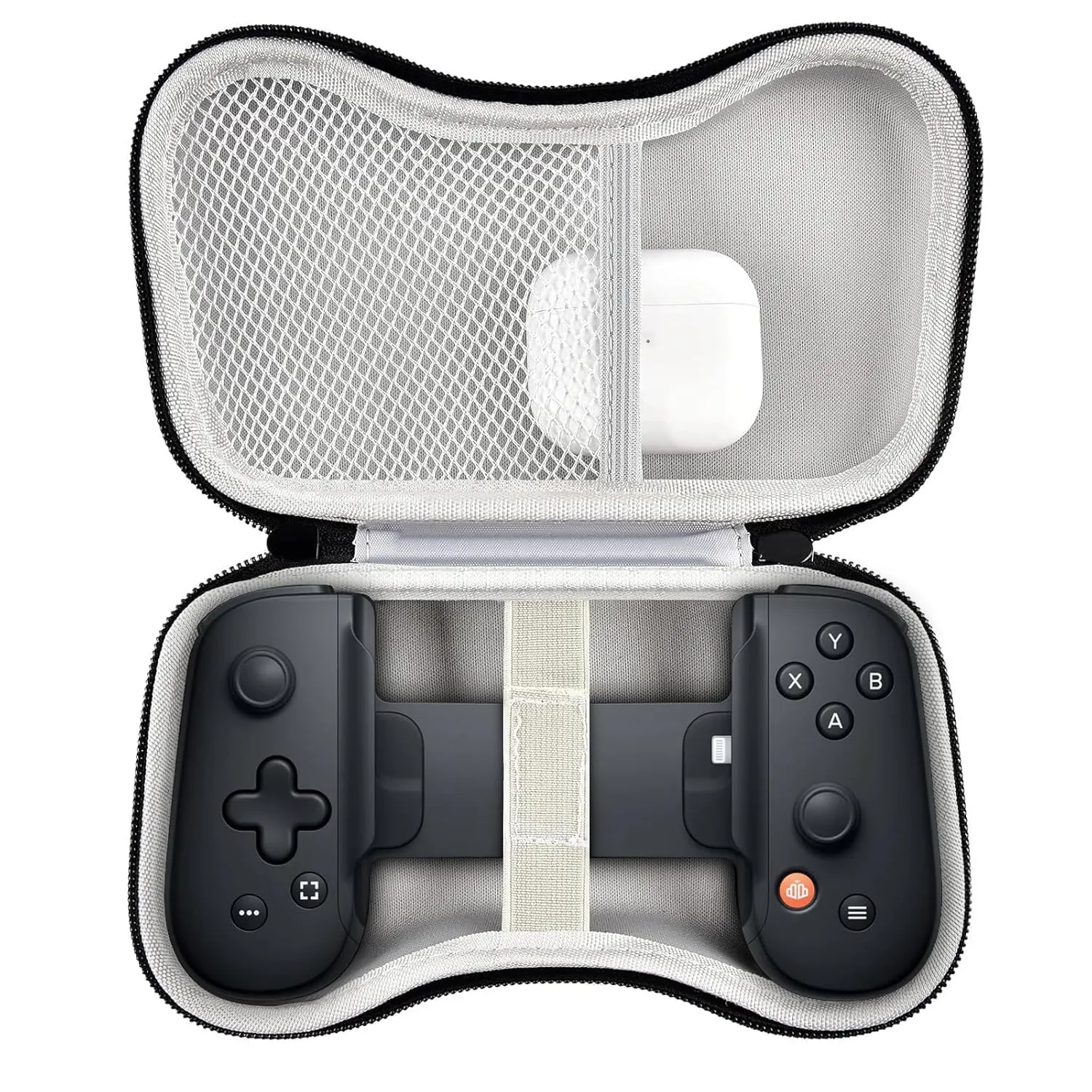 casmilee Case for BACKBONE One Mobile Gaming Controller 2nd Gen/1st Gen, Handheld Gaming Console Portable Travel Holder for Cables Power Bank Accessories - Box Only (Black)