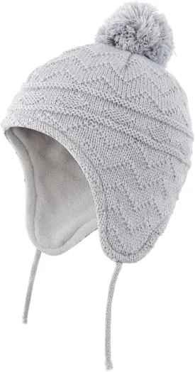 Connectyle Toddler Boys Girls Beanie Hat Fleece Lined Knit Kids Hat with Ear Flaps Warm Winter Hat Acrylic Watch Hat