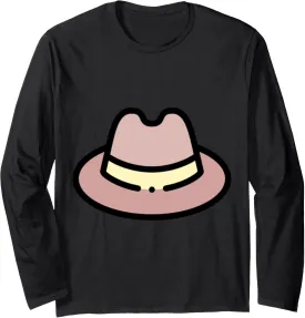 Fedora Hat Long Sleeve T-Shirt