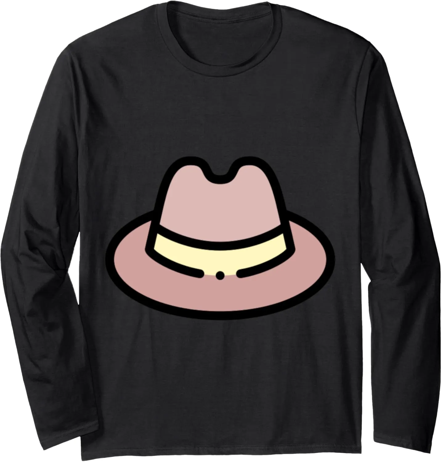 Fedora Hat Long Sleeve T-Shirt