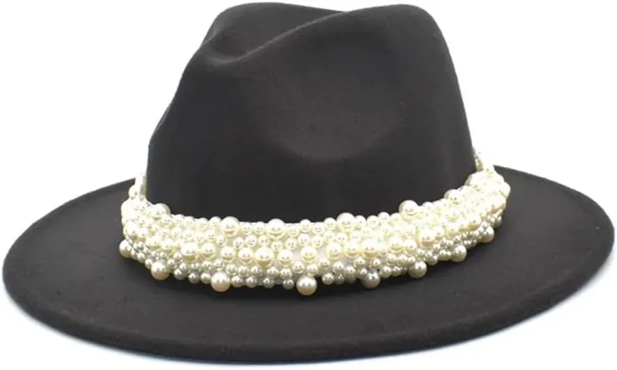 Fedora Hat Woolen Jazz Hat Party Hats Ladies Fedora Hats Men Top Hats Panama Hats