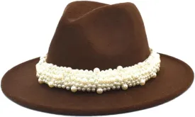 Fedora Hat Woolen Jazz Hat Party Hats Ladies Fedora Hats Men Top Hats Panama Hats