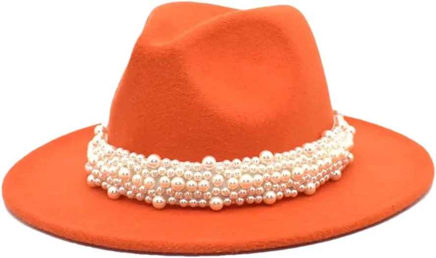 Fedora Hat Woolen Jazz Hat Party Hats Ladies Fedora Hats Men Top Hats Panama Hats