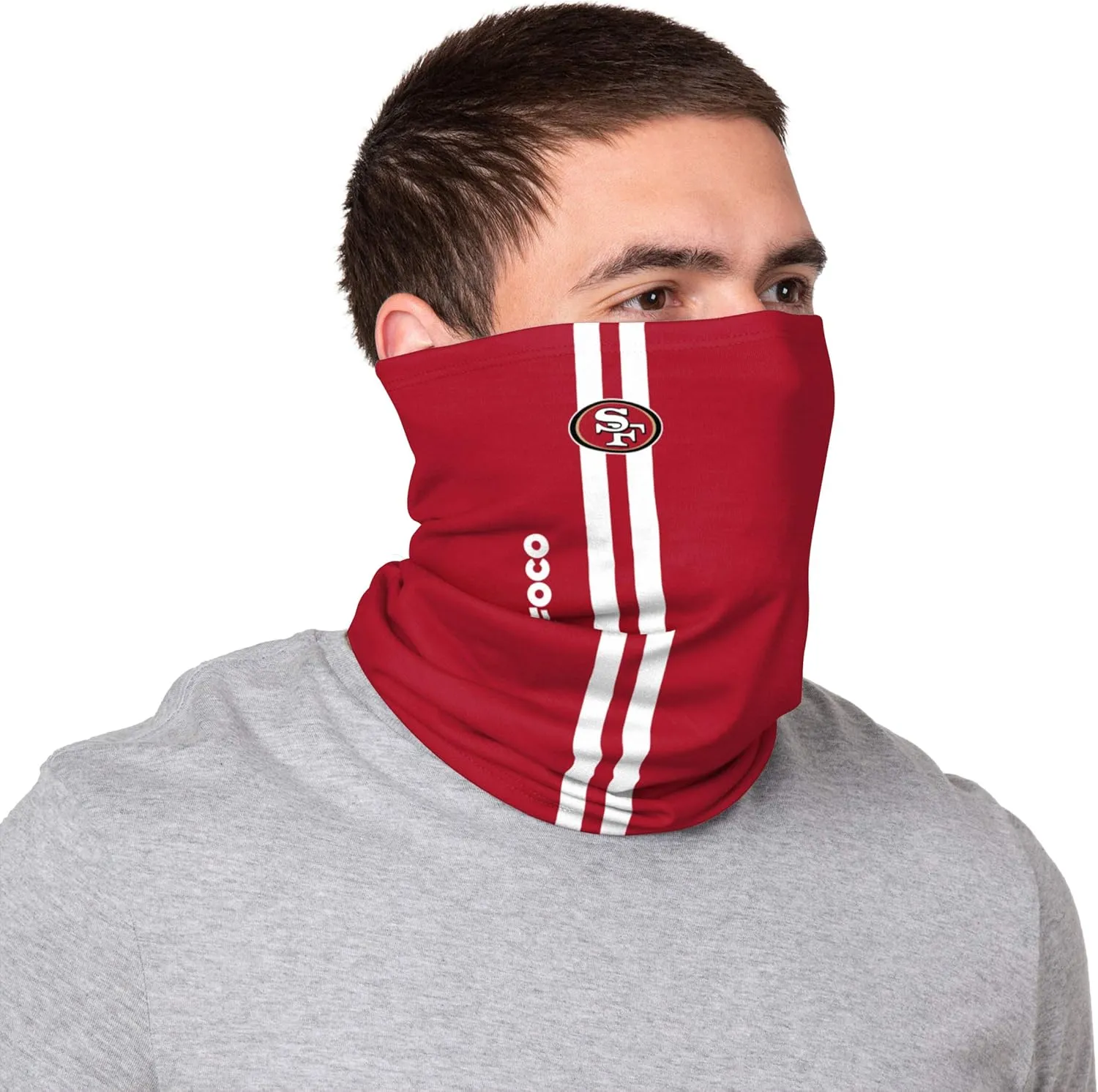 FOCO NFL unisex-adult Nfl Team Logo Neck Gaiter Multiuse