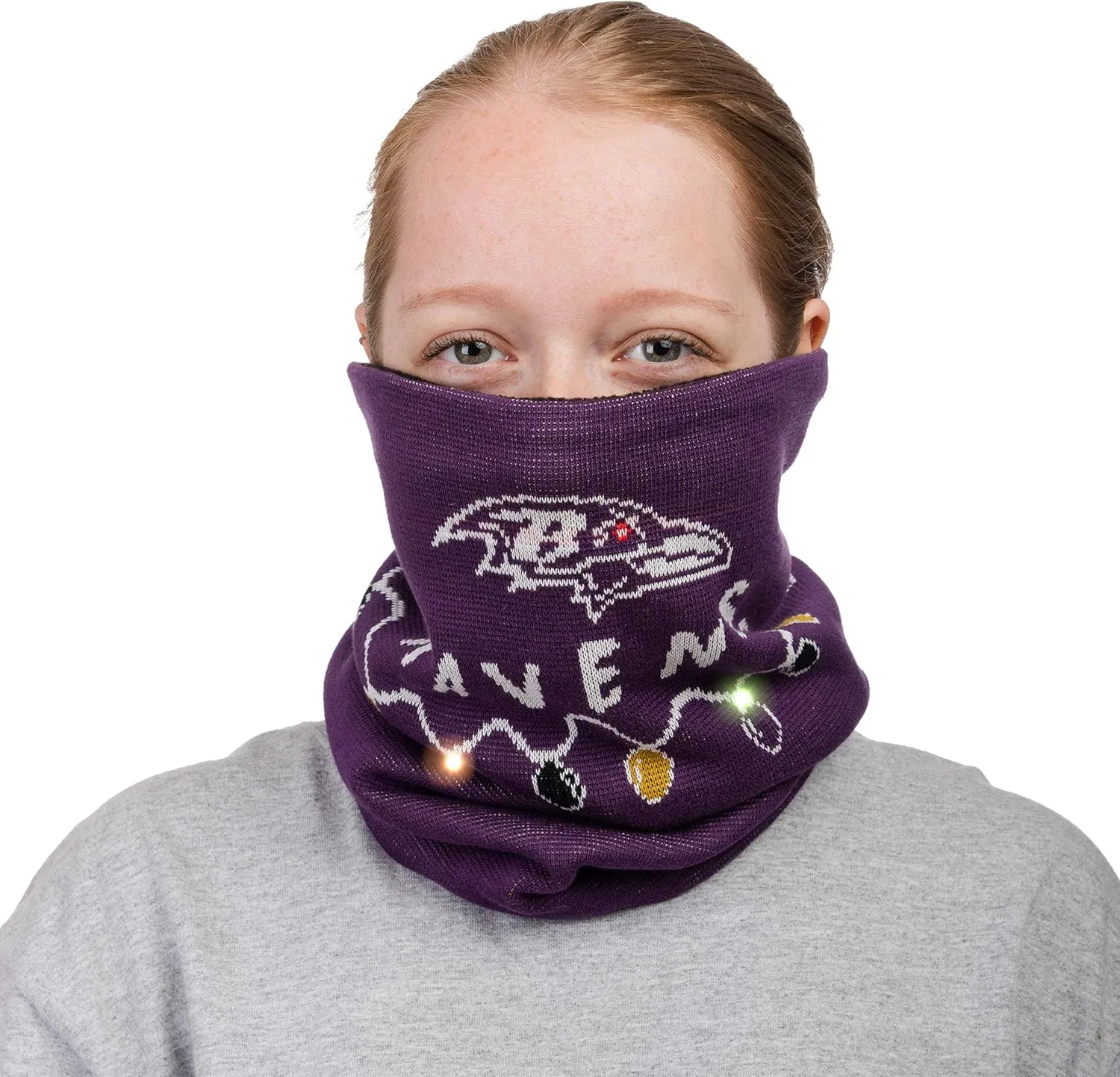 FOCO NFL unisex-adult Nfl Team Logo Neck Gaiter Multiuse