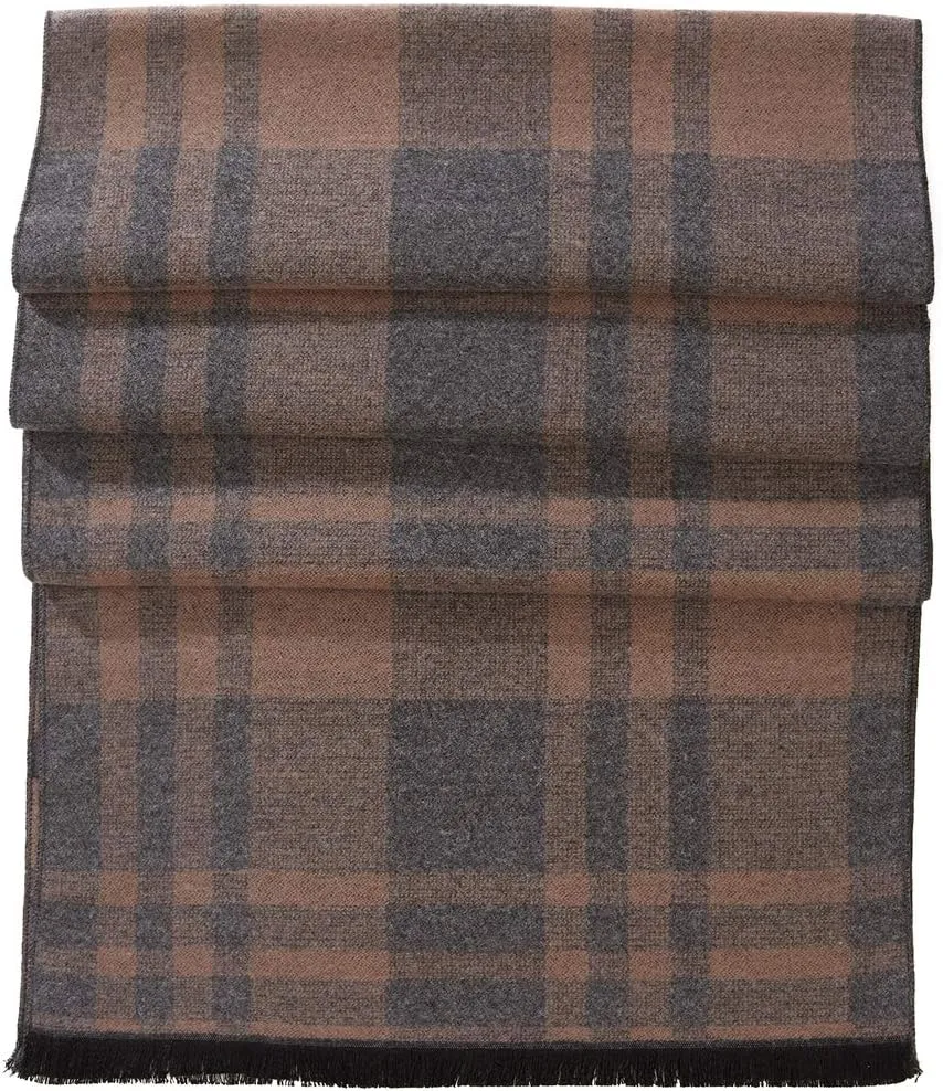 FULLRON Men Winter Scarf Soft Warm Long Cashmere Feel Scarves