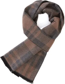 FULLRON Men Winter Scarf Soft Warm Long Cashmere Feel Scarves
