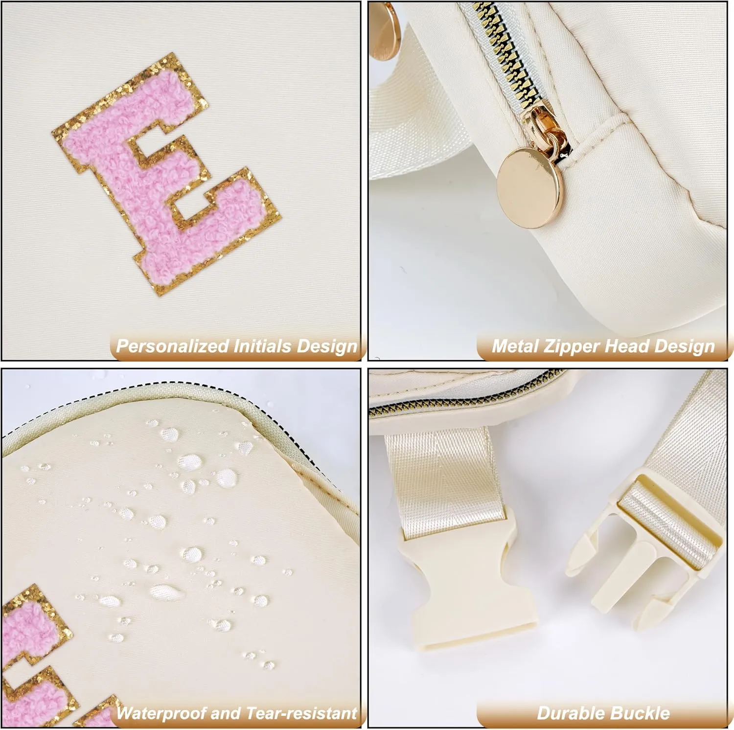 Kids Party Favors Bags 4-12, Gift Bags for Girls Teens, Accessories, Prizes | Cream