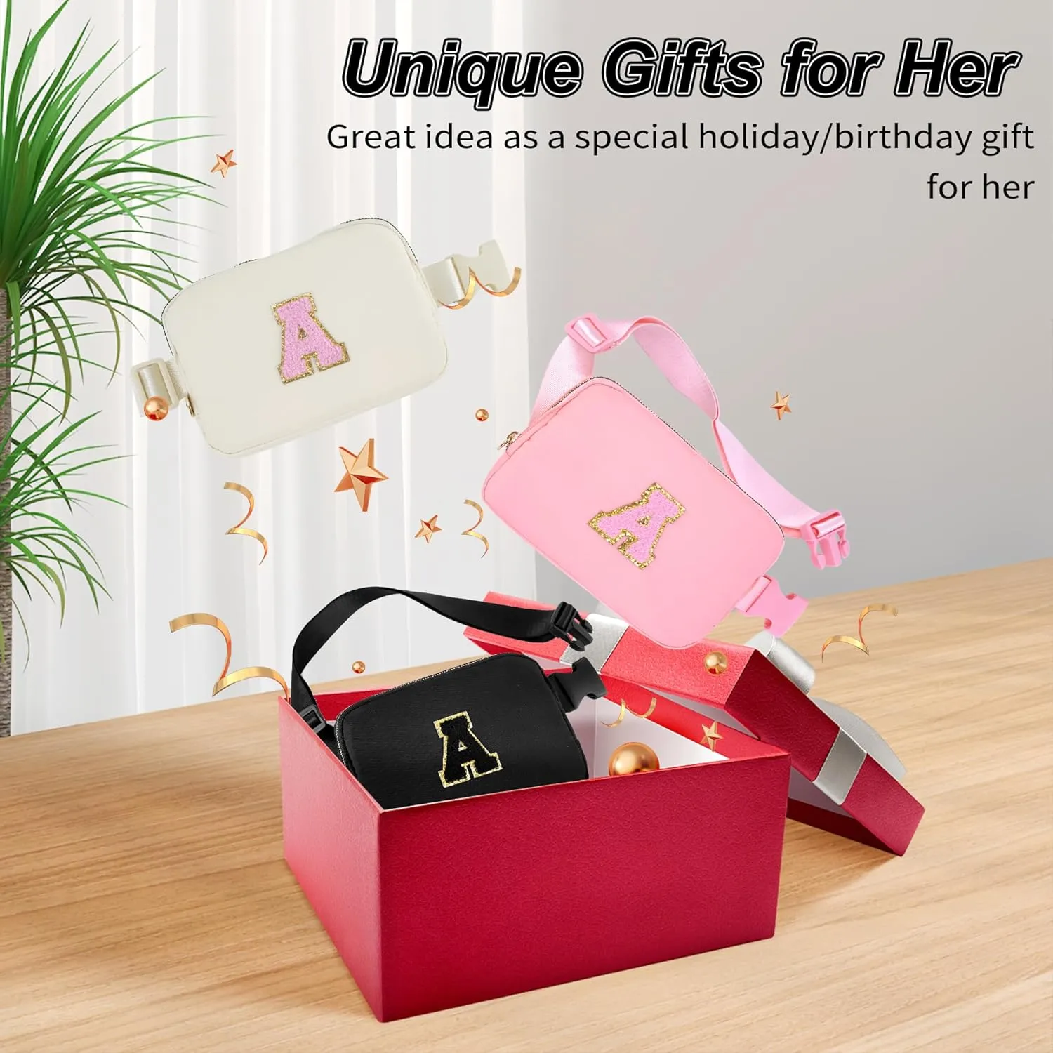 Kids Party Favors Bags 4-12, Gift Bags for Girls Teens, Accessories, Prizes | Cream
