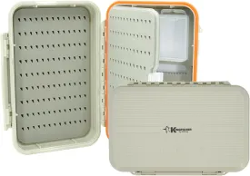 Kingfisher Waterproof Swing Leaf Euro Nymph Threader Fly Fishing Box