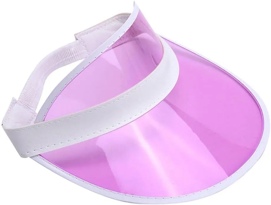 Nicky Bigs Novelties Retro Colorful Plastic Sun Visor Hat, Tourist Bingo Casino Dealer Costume, Tennis Golf Visor for Women