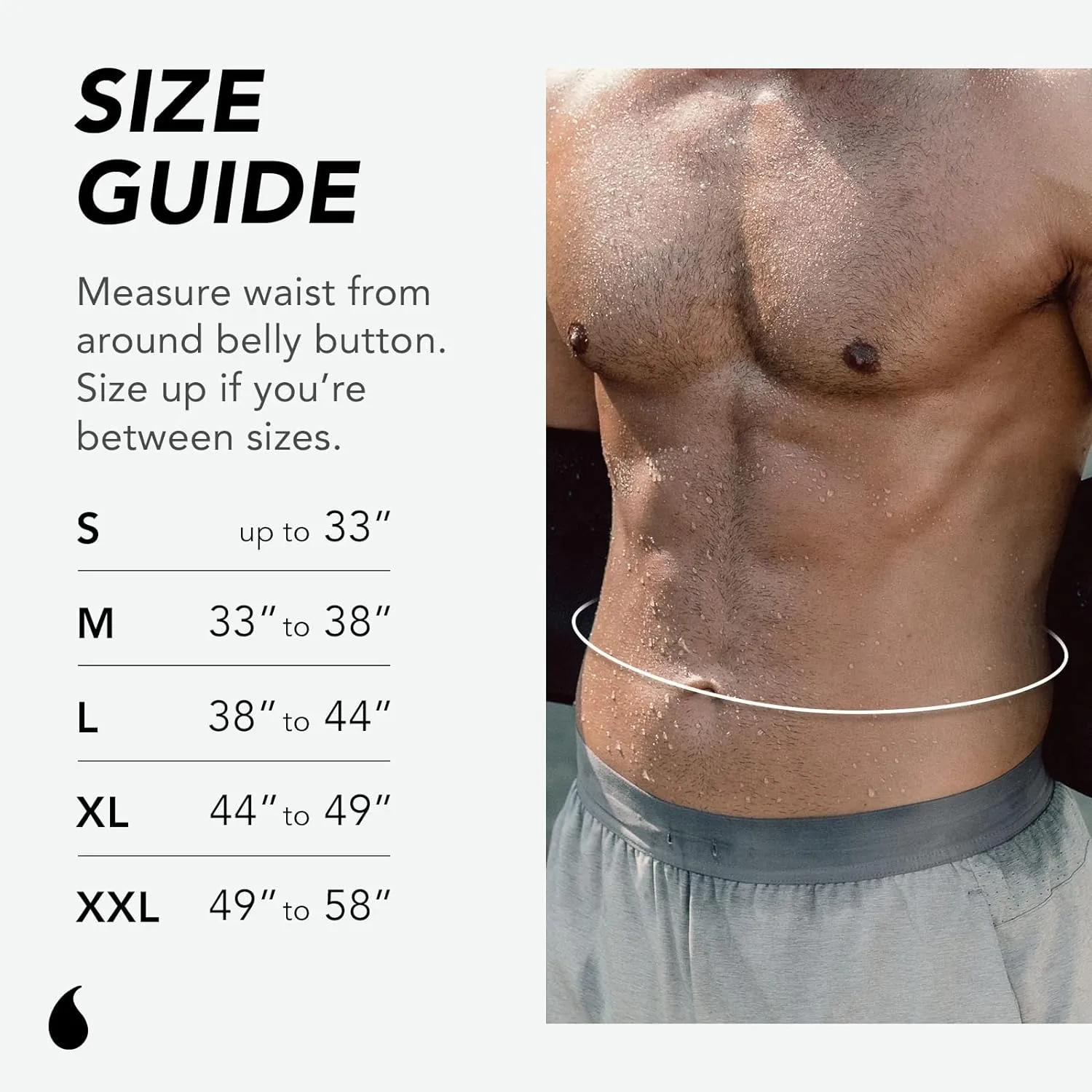 Sports Research Sweet Sweat Waist Trimmer - Premium Sweat Enhancing Fitness Belt for Women & Men - 5 Adjustable Sizes