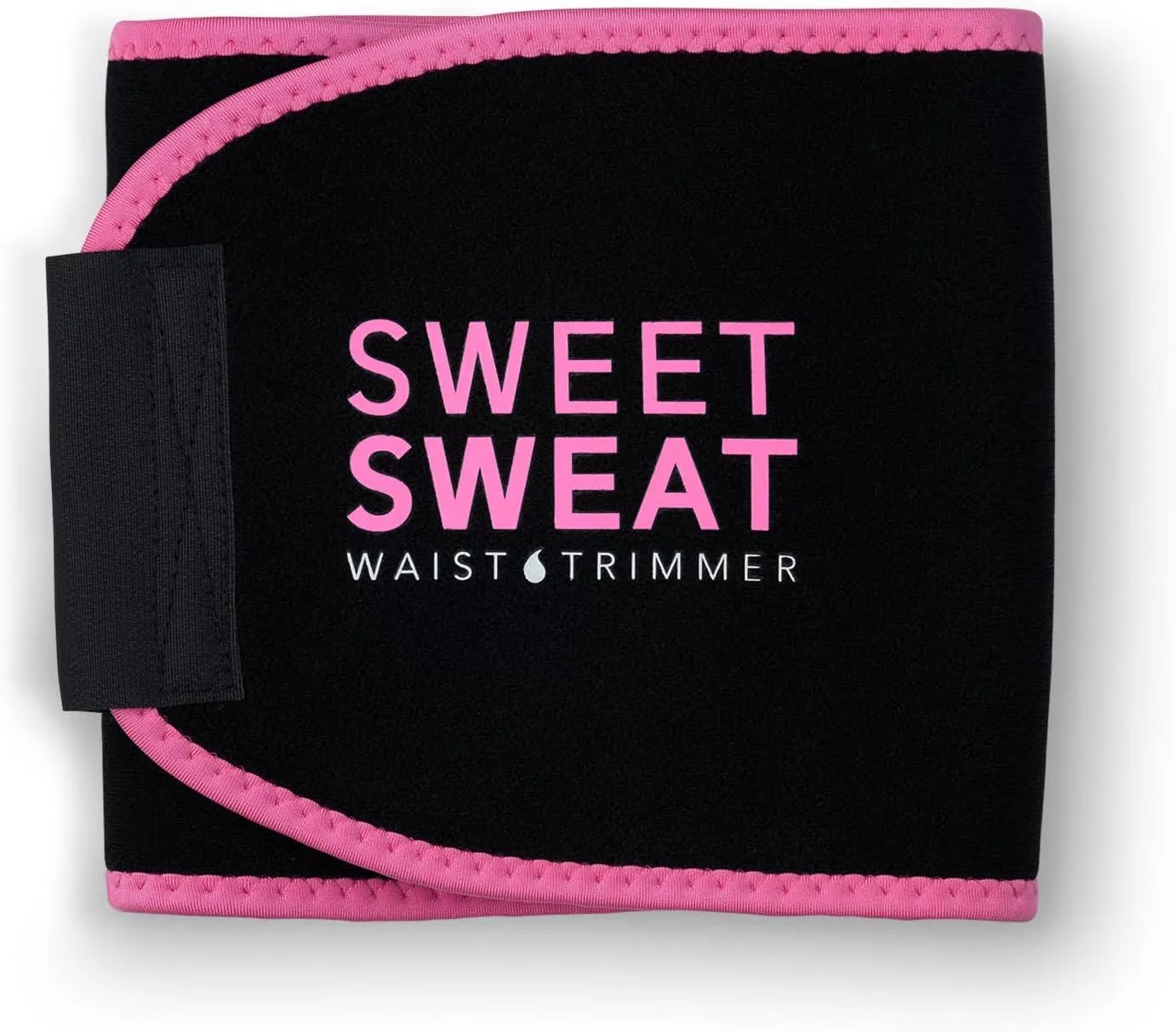 Sports Research Sweet Sweat Waist Trimmer - Premium Sweat Enhancing Fitness Belt for Women & Men - 5 Adjustable Sizes