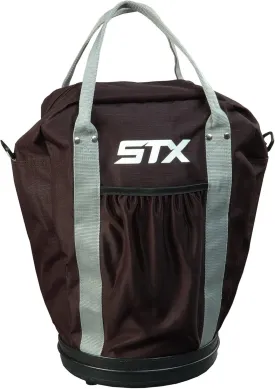 STX Lacrosse Bucket Ball Bag , Black - Multi Sport Ball Bag