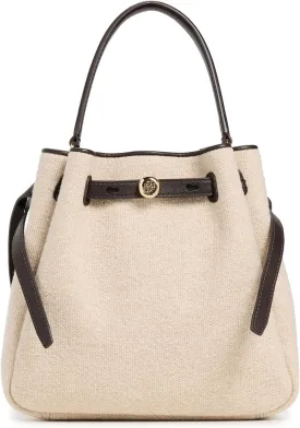 Tory Burch Women's Romy Canvas Bucket Bag