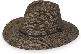 Wallaroo Hat Company Mens Logan Fedora  UPF 50  Sun Protection, Wide Brim, Packable, Chin Strap and Adjustable Sizing