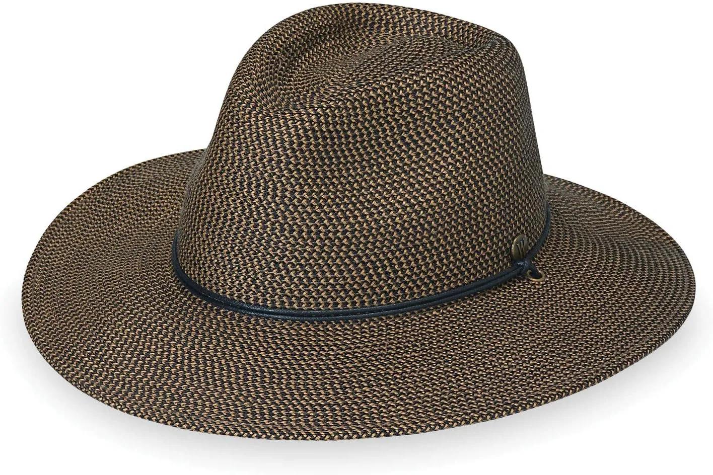 Wallaroo Hat Company Mens Logan Fedora  UPF 50  Sun Protection, Wide Brim, Packable, Chin Strap and Adjustable Sizing