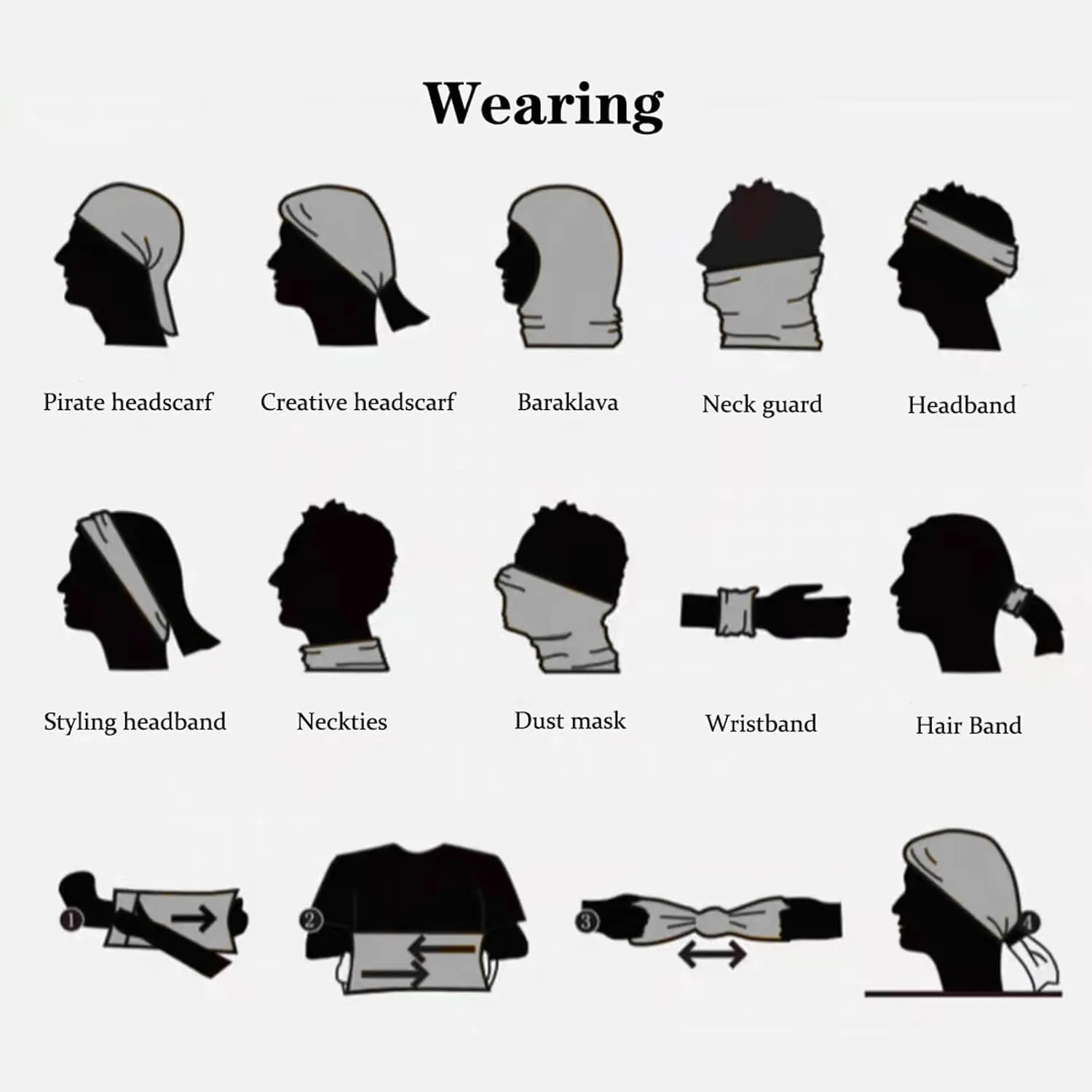 Women's Bow Print Balaclava Ski Mask Stylish Balaclava Face Mask Lightweight Ski Mask and Neck Gaiter for Outdoor Sports
