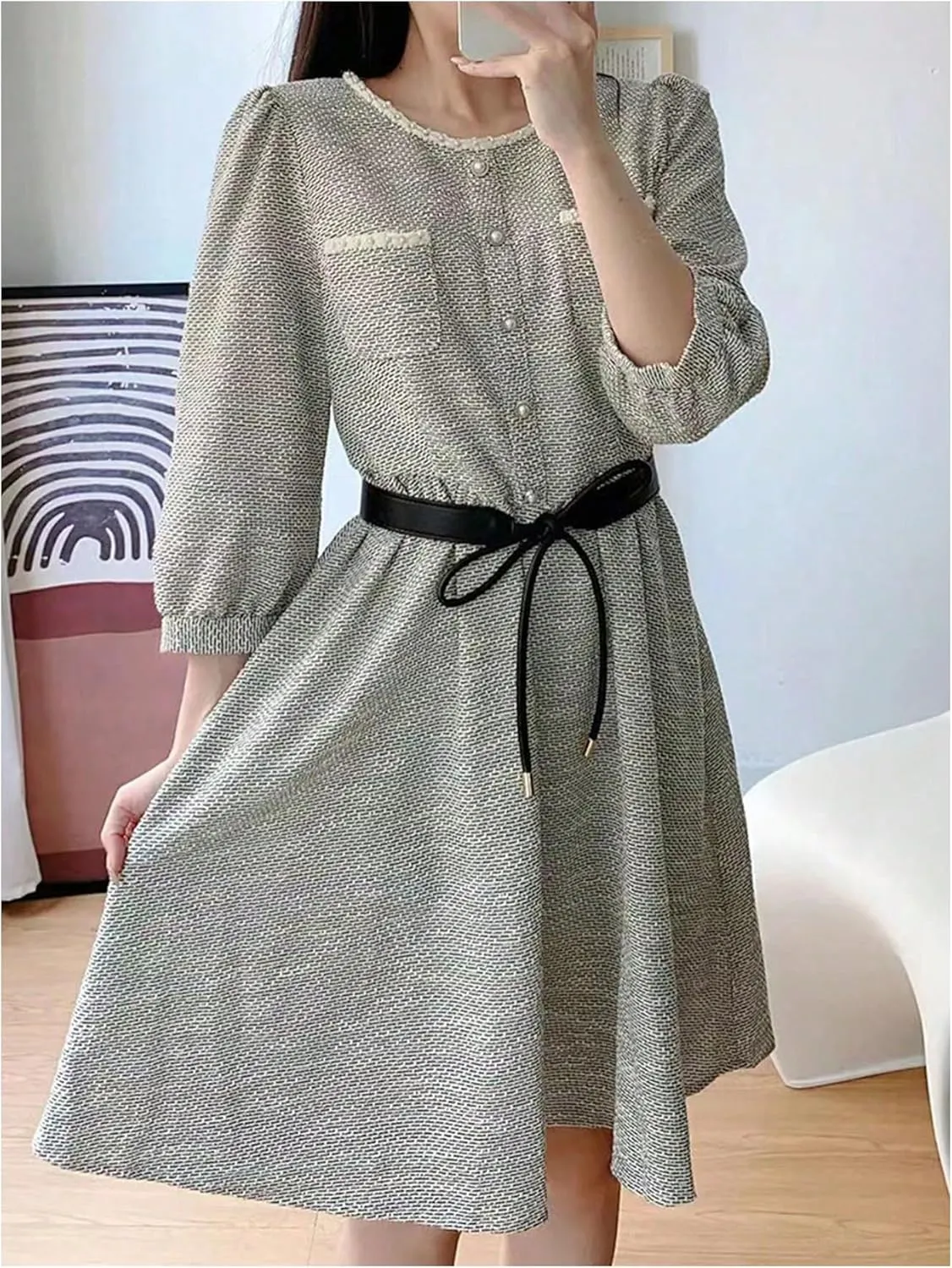 Women's Tie Waist Belts Fashion Leather Belt Coat Dress Sweater Waistband